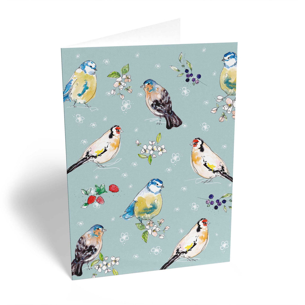 Traditional Illustrated Bird Patterns