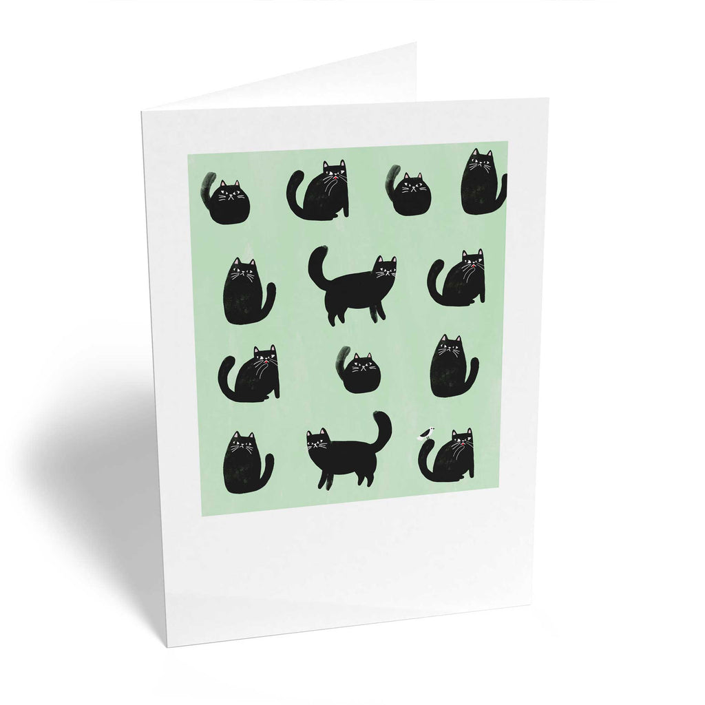 Cupcycled Contemporary Cat Pattern