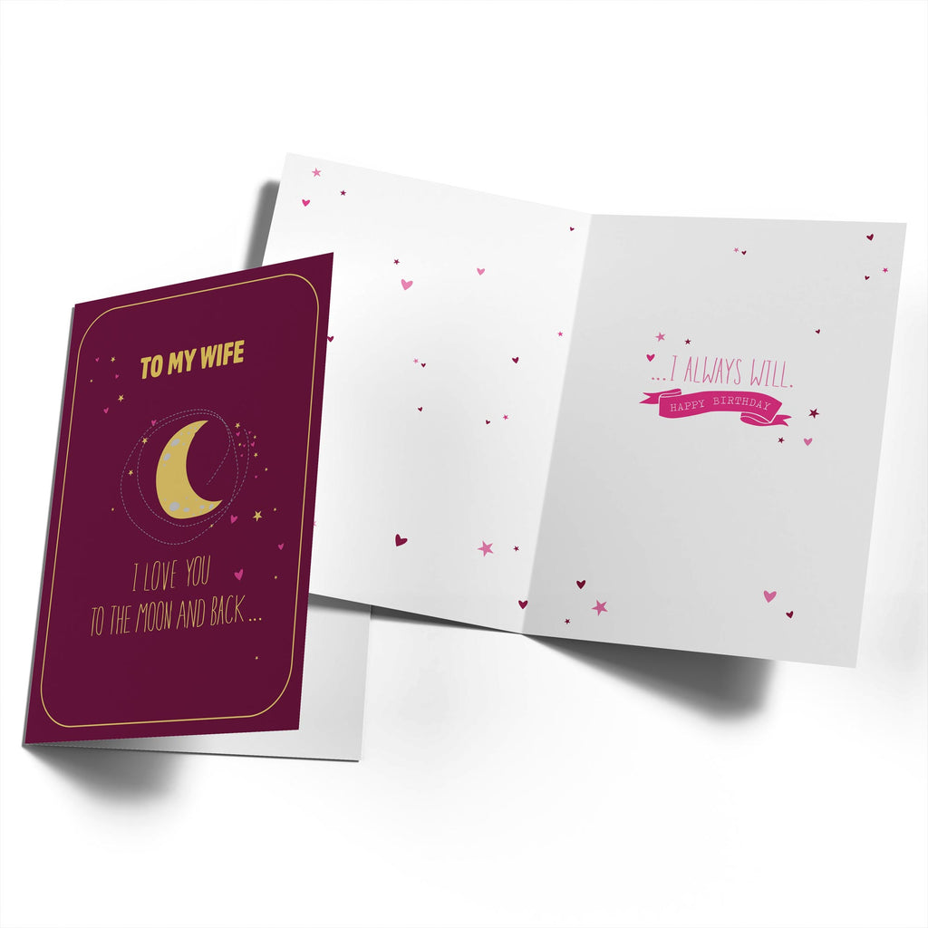 Wife Classic Cresent Moon Stars