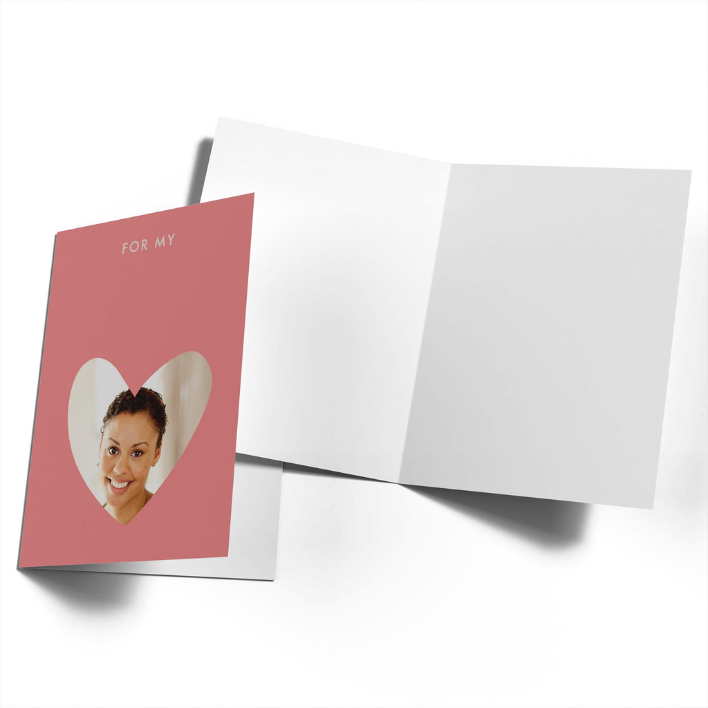 Wife Contemporary Love Heart Editable Photo Upload