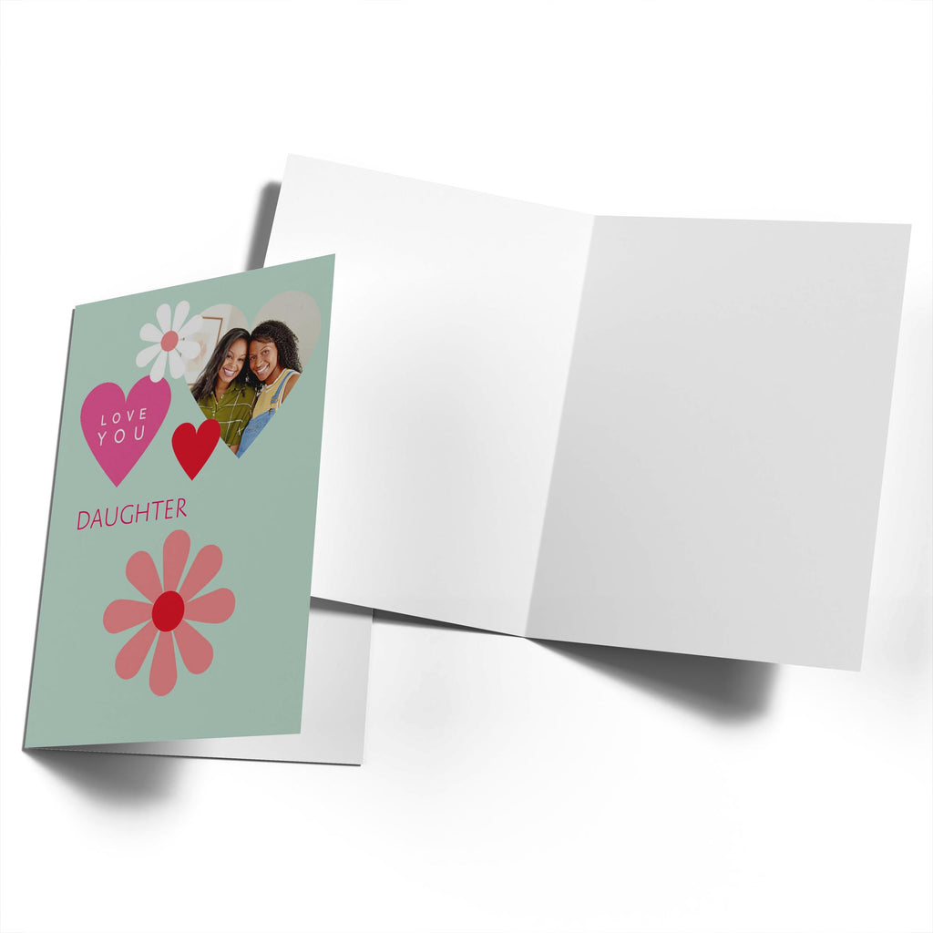 Daughter Flowers Love Heart Photo Upload