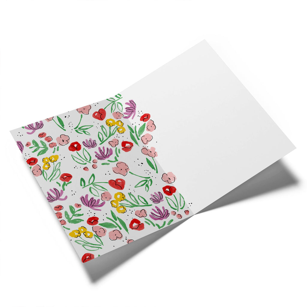 Daughter Floral Pattern Love Heart Photo Frame Upload