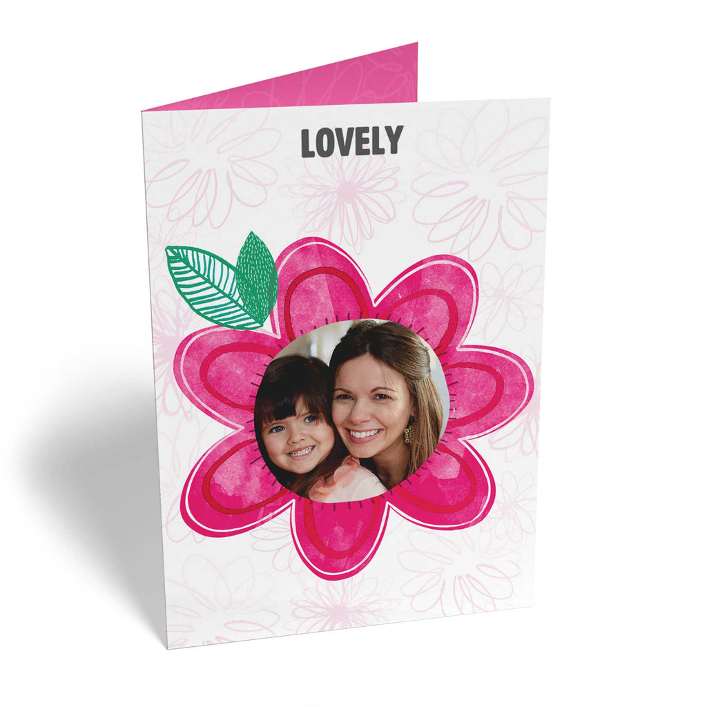 Daughter Photo Upload Lovely Flower Petals Frame