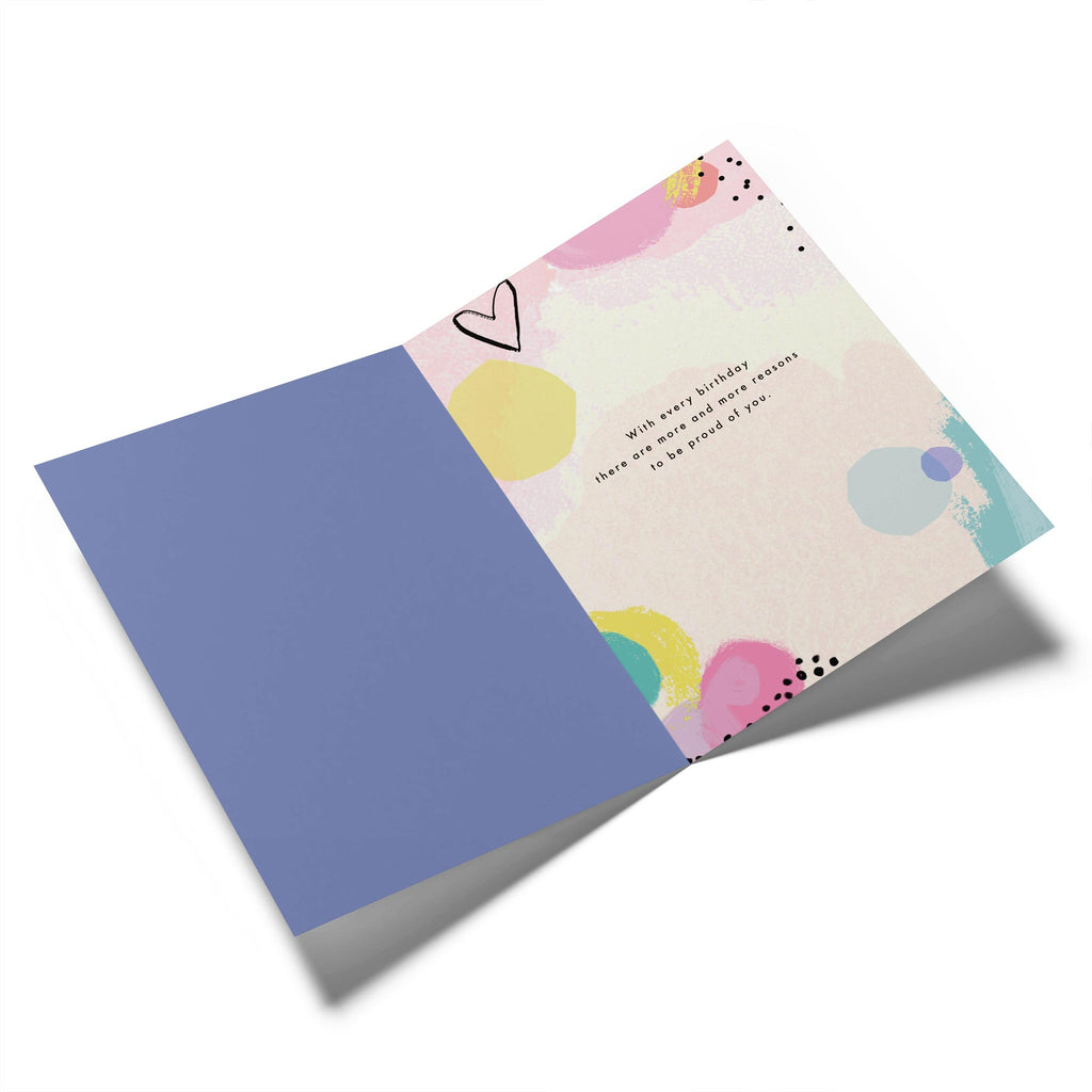 Traditional Birthday Daughter Verse Butterflies