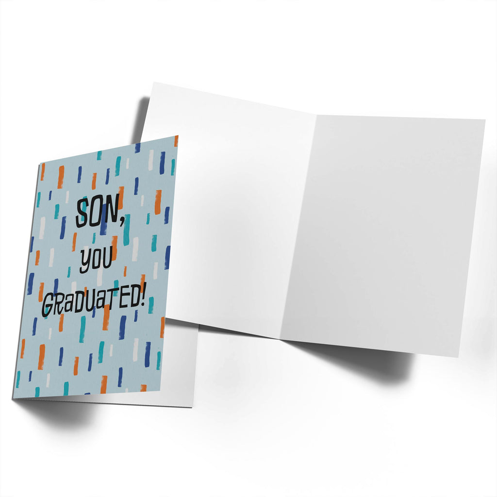 Son Graduation Classic Multicoloured Pattern