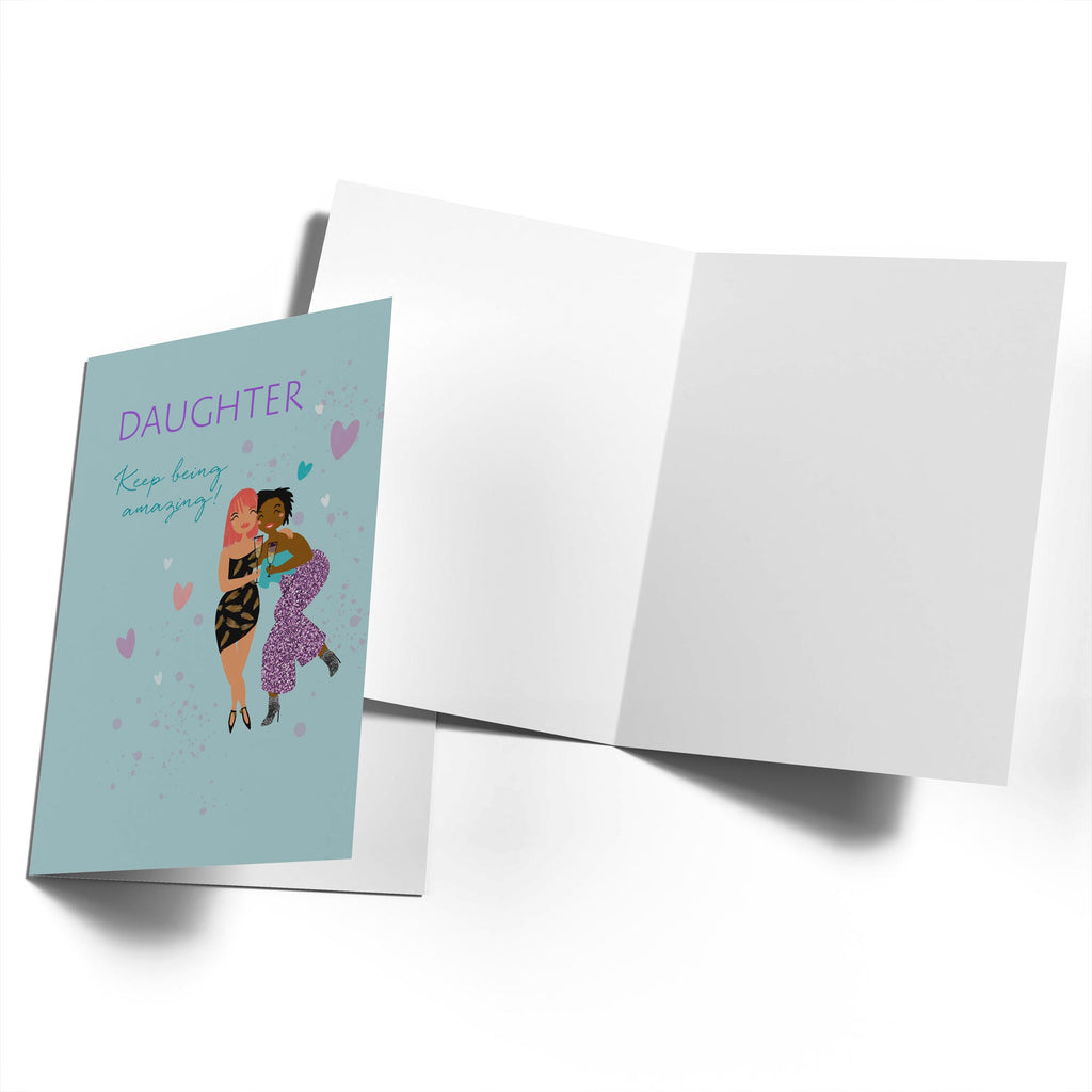 Daughter Contemporary Illustration Editable Design