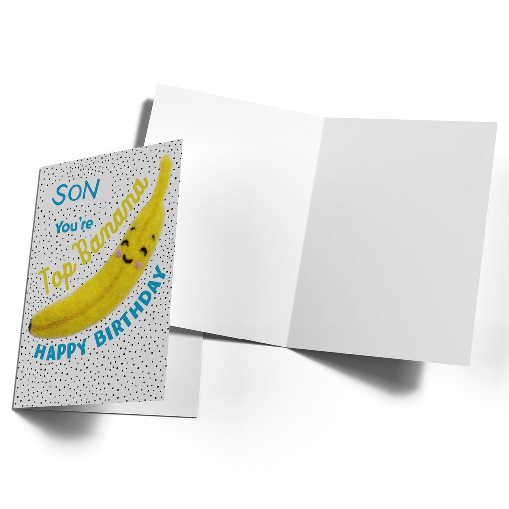 Son Funny Birthday Go Bananas Editable