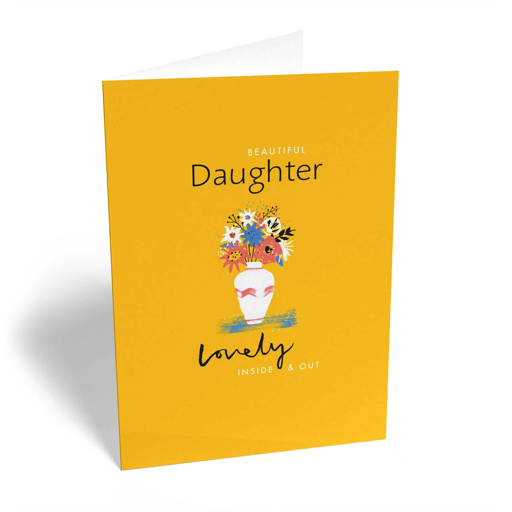 Daughter Contemporary Lovely Flowers Love Hearts