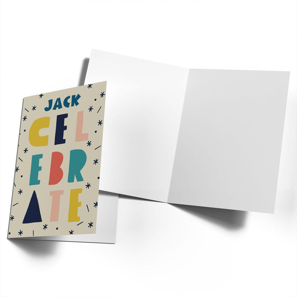 Brother Contemporary Celebrate Multicoloured Text