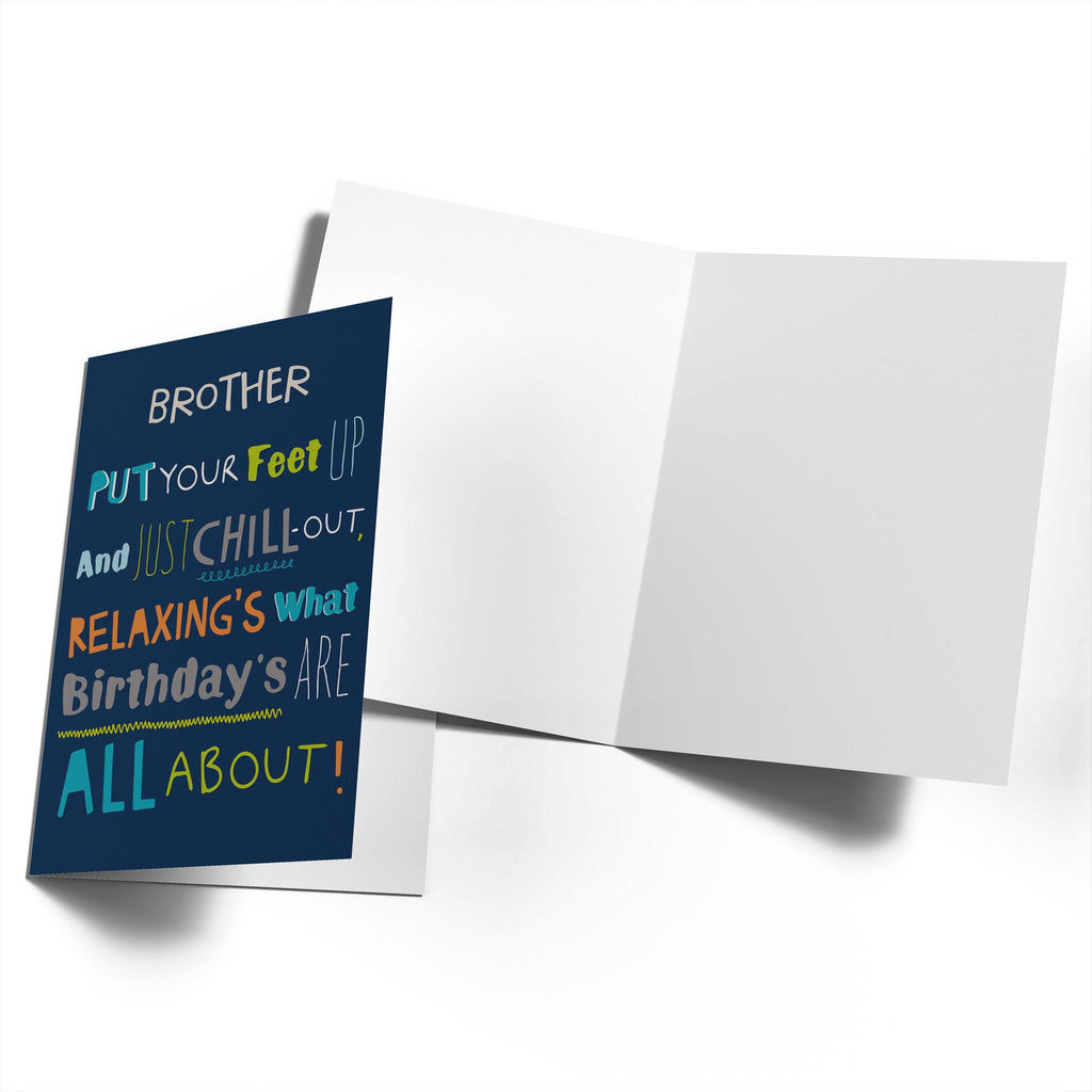 Brother Birthday Editable Chill Out Relaxing