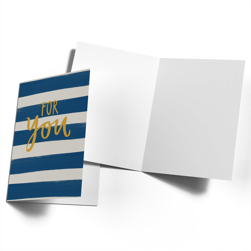 Classic Birthday Nautical Stripes For You
