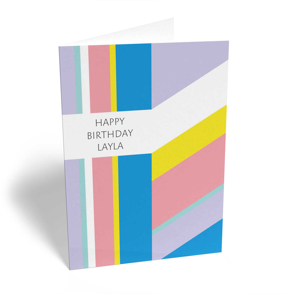 Contemporary Birthday Editable Graphic Pattern