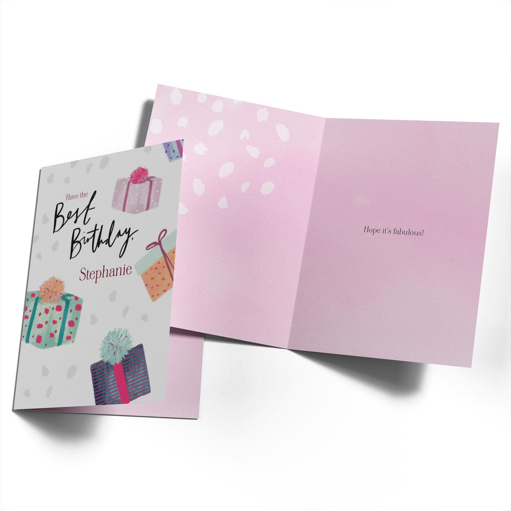 Editable Best Birthday Illustrated Gifts