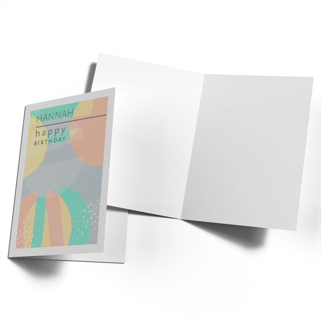 Contemporary Birthday Editable Pastel Graphics