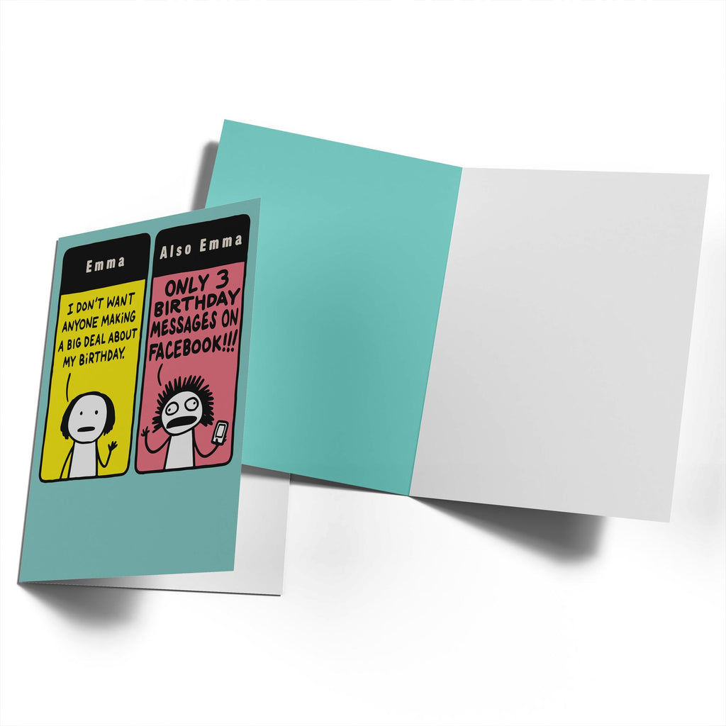 Funny Birthday Editable Make A Big Deal