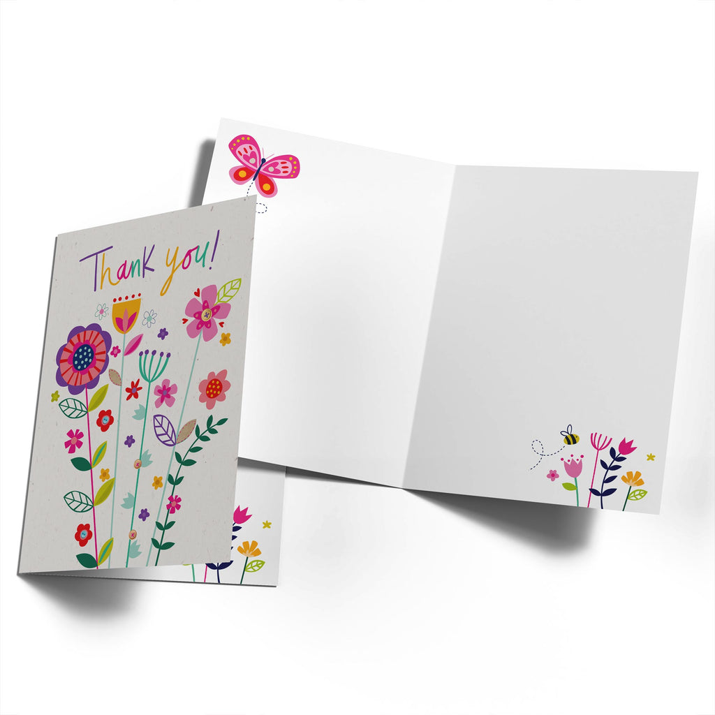 Classic Thank You Bright Flowers