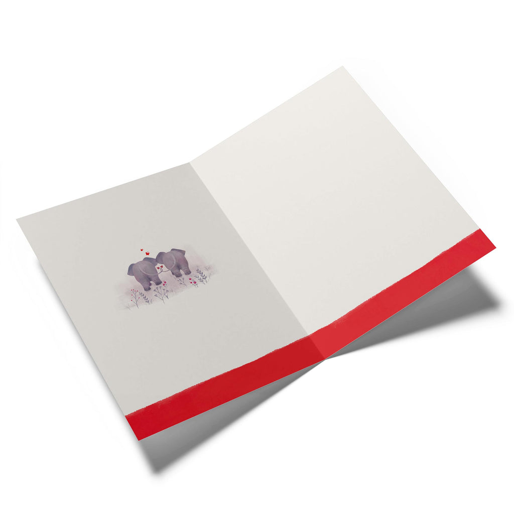 Husband Cute Elephants Editable