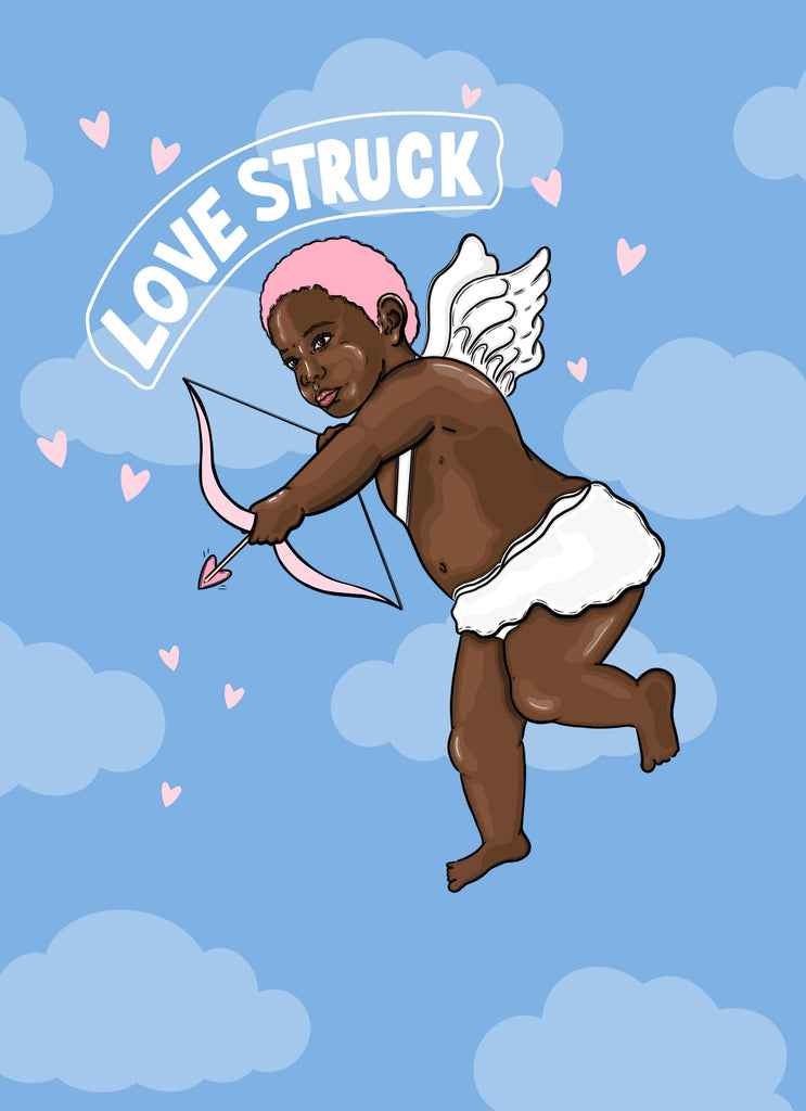 Husband Love Struck Cupid Arrow Angel