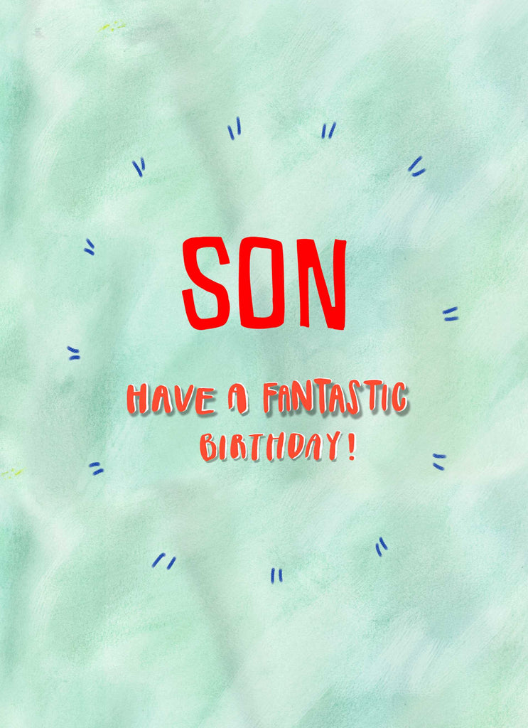 Son Birthday Classic Editable