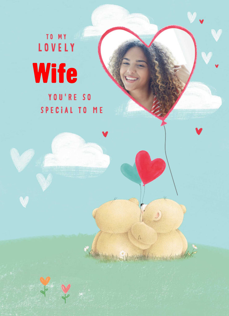 Wife Forever Friends Photo Upload Heart Balloon