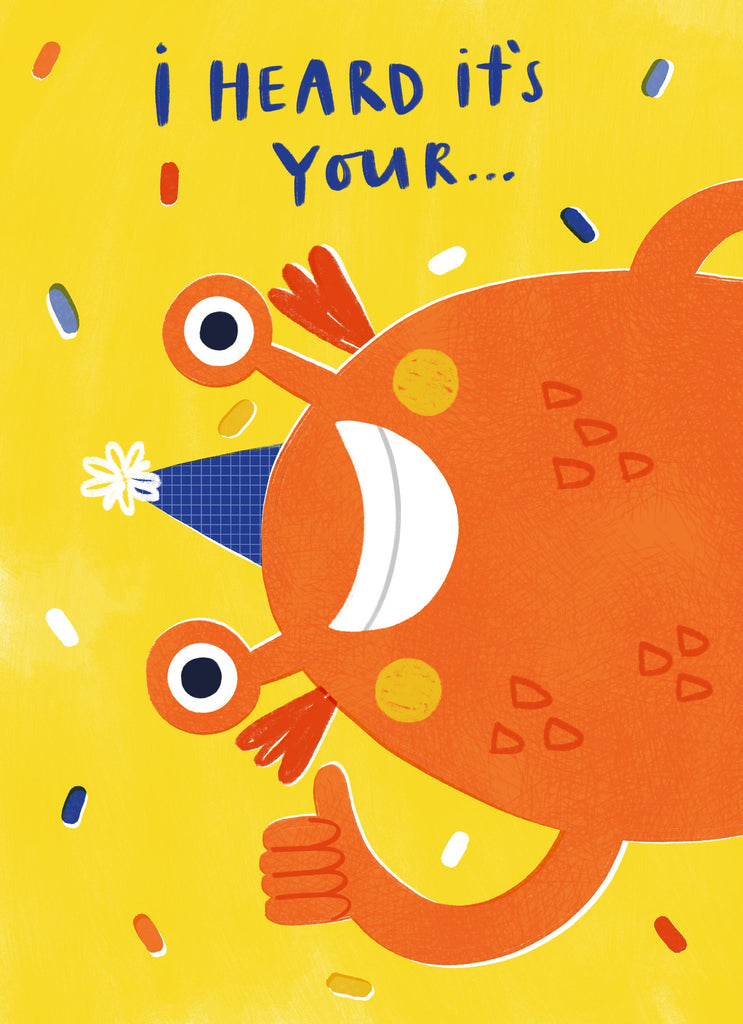 Fun Monster Kids Birthday Card