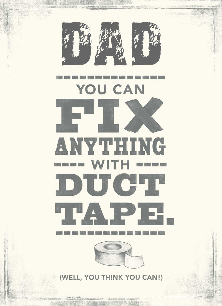 Dad Funny Editable Fix Duct Tape