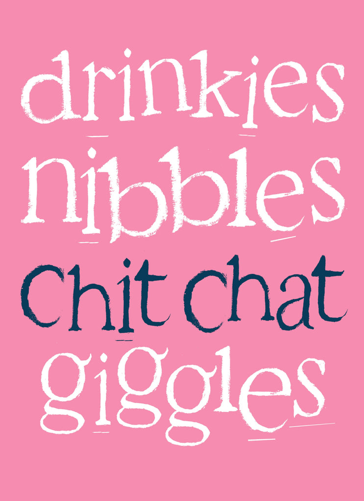 Funny Birthday Typographic Drinkies  Chat Giggles