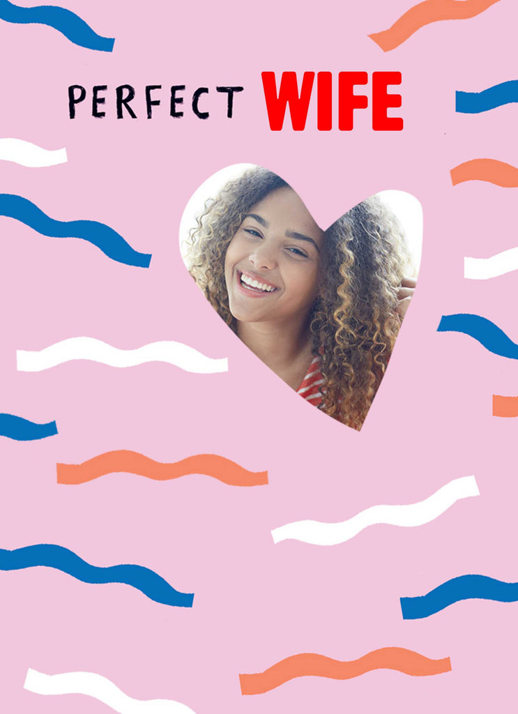 Wife Love Heart Frame Photo Upload