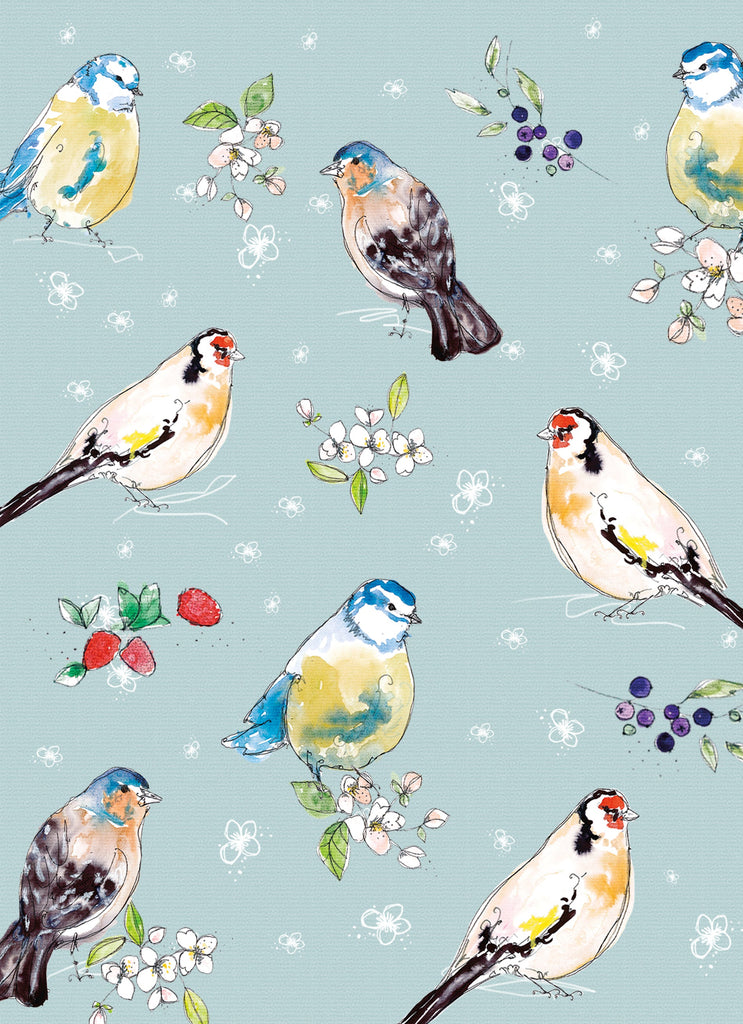 Traditional Illustrated Bird Patterns